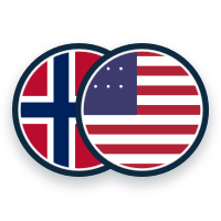 Norwegian Krone / US Dollar logo