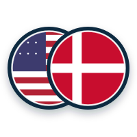US Dollar / Danish Krone logo