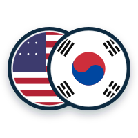 US Dollar / South Korean Won logo