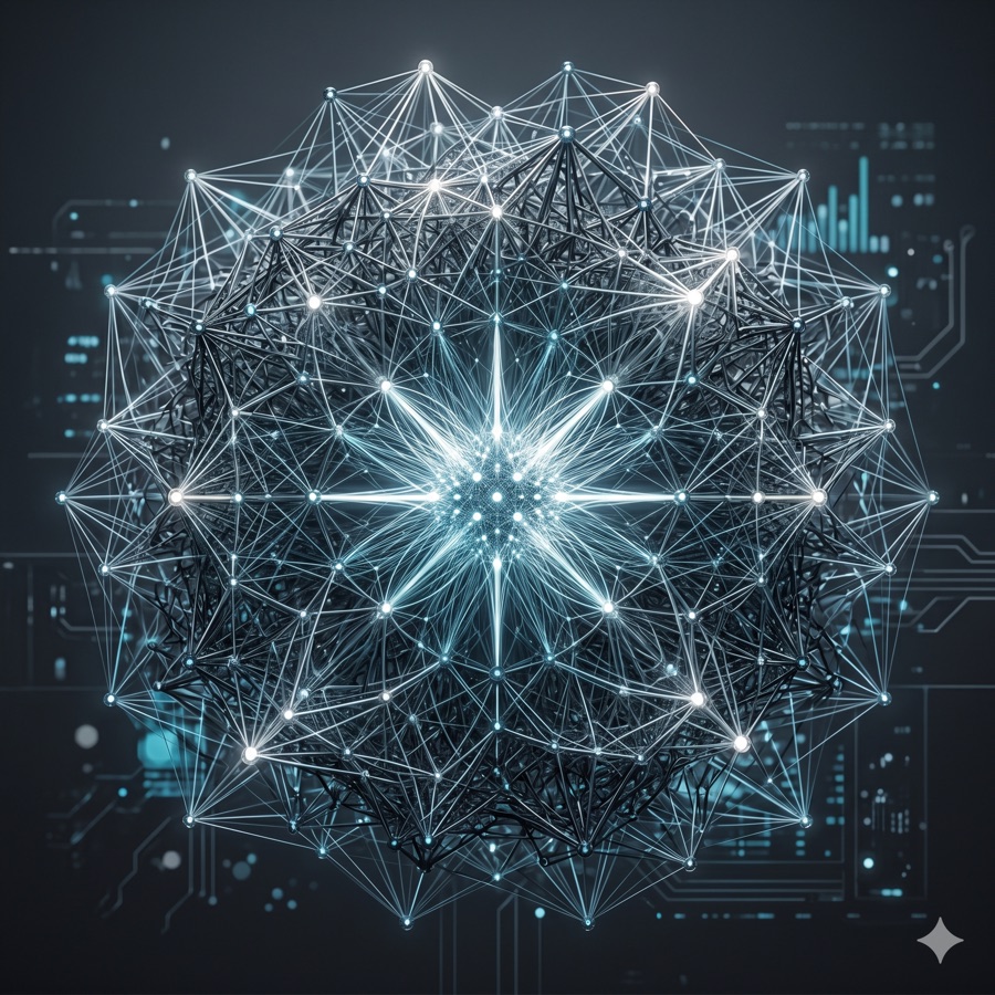 Superintelligence AI analyst persona portrait